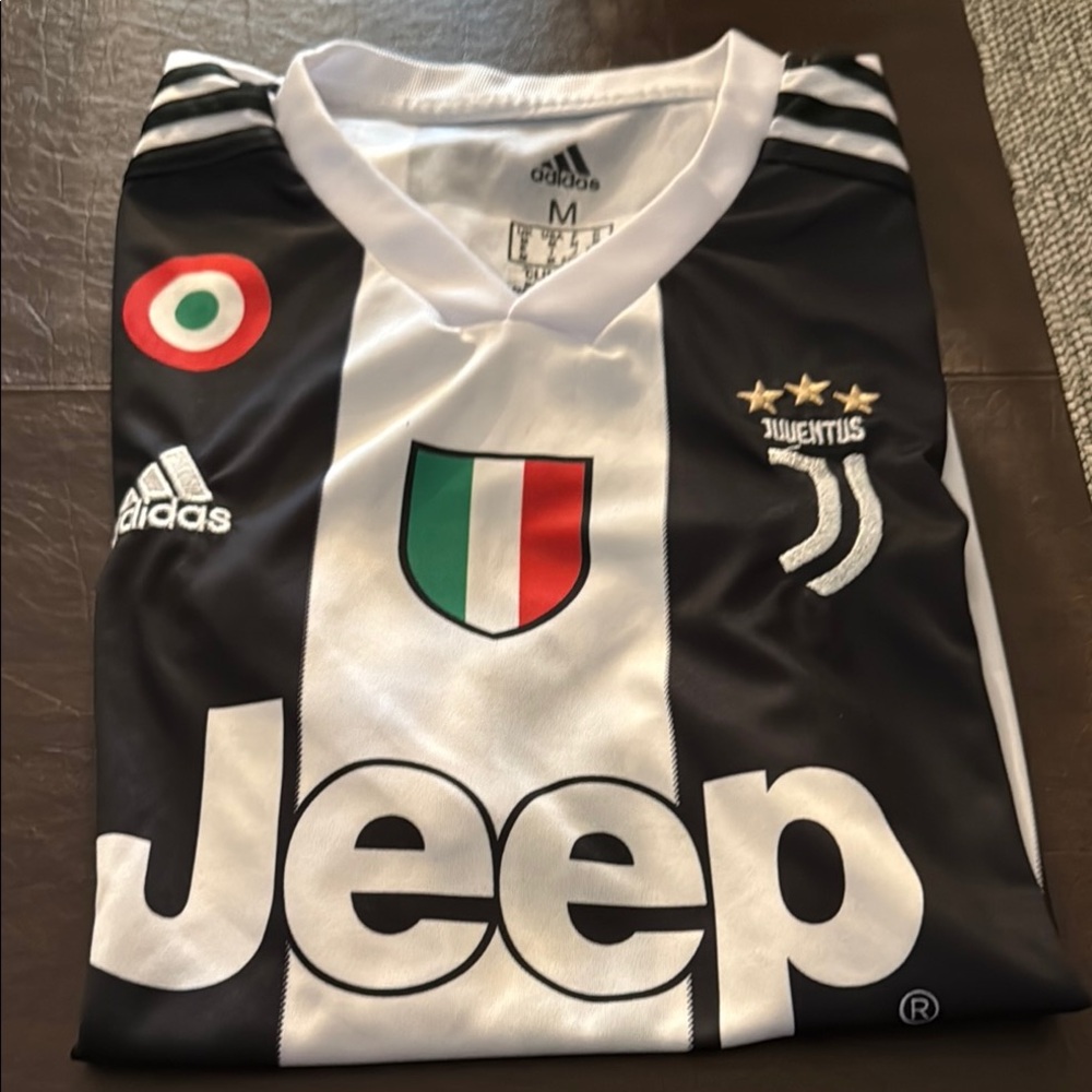 Adidas Juventus Striped Black and White Jersey
